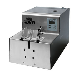 ماكينة توريد لولبية يدوية دوارة جديدة من RONGYI من الفولاذ المقاوم للصدأ باللون الرمادي المستطيل L262.4xW162.5xH177.6 - Product Image 1