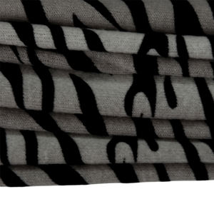 قماش جيرسيه مصقول بتصميم مخصص 100% بوليستر منسوج بنقشة الفهد والحمار الوحشي - Product Image 3