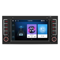 Sistema multimedia para coche con pantalla IPS, CarPlay inalámbrico, Android Auto, WiFi, pantalla táctil Touareg de 7 pulgadas, estéreo para coche Android VW