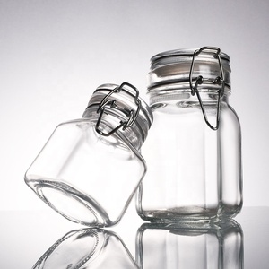 Ru Star <span class=keywords><strong>Barattolo</strong></span> <span class=keywords><strong>di</strong></span> Stoccaggio Più Venduto in Vetro Premium con Bocca Larga per Miele, Tè e Salse con Coperchio a Chiusura Ermetica - Product Image 3