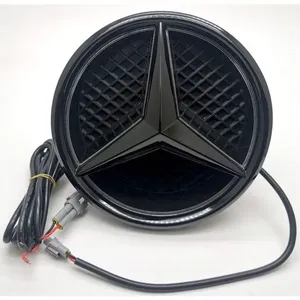Emblème d'étoile de calandre de voiture à lumière blanche, logo éclairé par LED pour Mercedesz W205 C E R ML GL GLA CLA CLS 2013-2016 - Product Image 6