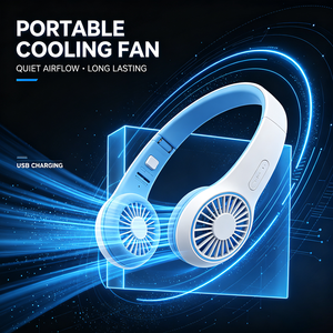 Portable Neck Hanging <b>Fan</b> Rechargeable <b>Hands</b> Free Cooler For Outdoor Sports Travel Home Office - Product Image 6