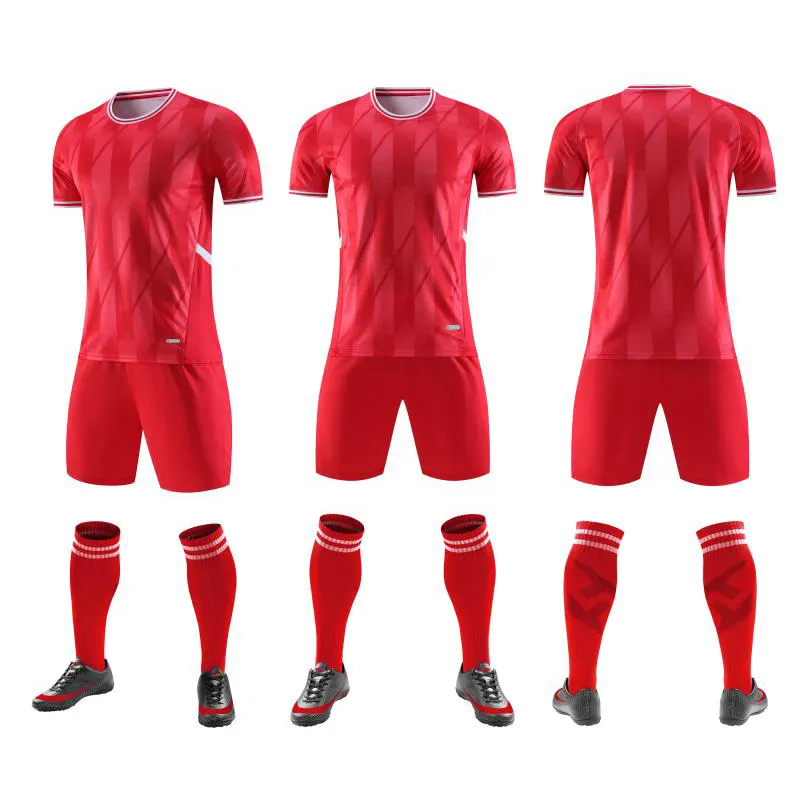 Logo personnalisé hommes football uniforme hommes vêtements maillot de football vente en gros maillots de football personnalisés