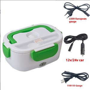 Boîte à <span class=keywords><strong>lunch</strong></span> chauffante électrique 1,5 L en acier inoxydable 304, récipient chauffant portable pour aliments, pour le bureau et la maison, certifié CE FDA - Product Image 4