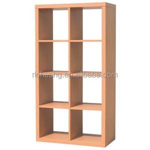Negro tablero de partículas de tipo vertical 4 estante librerías - Product Image 6