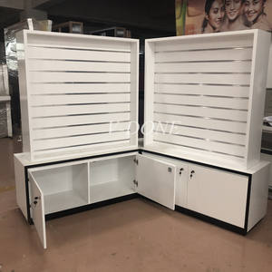 Guangzhou taille personnalisée verre/contreplaqué laque éclairage Logo vitrine de téléphone portable support de conception CN;GUA MBD001 - Product Image 6