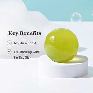 Sapone aminoacido trasparente sbiancante cocco Papaya cetriolo verde Mix di sapone di gelatina di cristallo - Product Image 5