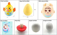 Jouet interactif LP apaisant pour bébé, abeilles qui se balancent, hochet, jouet à mâcher pour les oreilles, hochet avec cloche