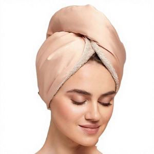 Toalla de Pelo de Microfibra Tejida de Alta Gama, Secado Rápido, Tipo Turbante, Sedosa y Satinada, en Oferta - Product Image 3