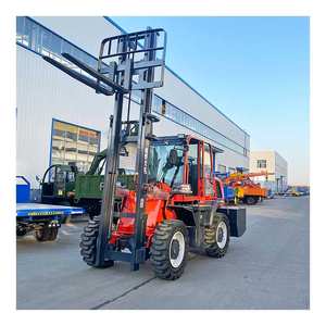 Venta caliente Todo Terreno Multifuncional Tracción en las cuatro ruedas Carretilla elevadora <span class=keywords><strong>todoterreno</strong></span> Apiladores de asientos integrados Manejo de carga y descarga - Product Image 3