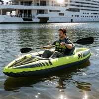 Raft gonflable portable pour lacs et rivières, kayak gonflable, canoë gonflable pour adultes, sports nautiques en mer