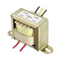 Mini Transformador de Baja Frecuencia Yingjiao Precio de Fábrica Económico 220V a 5V 6V 9V 12V 15V 19V 24V Entrada 220V 12-0-12V