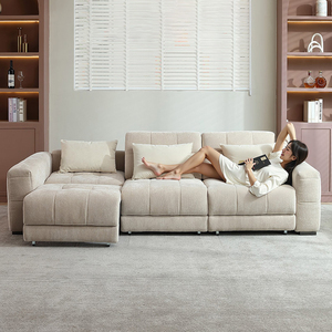 <span class=keywords><strong>Divano</strong></span> letto elettrico grande grande stile crema Cloud divani telecomandati soggiorno per la casa <span class=keywords><strong>divano</strong></span> letto multifunzionale - Product Image 5