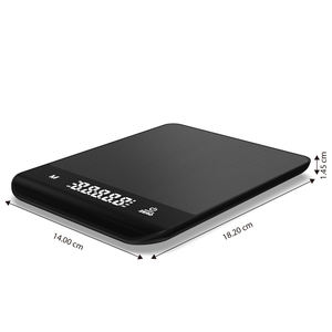 Báscula Digital de Cocina 5kg/1g 11lb, Báscula Electrónica para Pesar Alimentos y Verduras con 3 Pilas AAA - Product Image 4