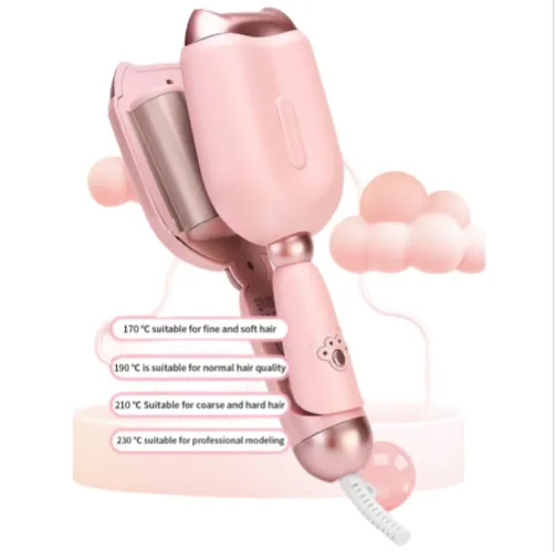 Curling Tong Tóc Curling Wand Tóc Chuyên Nghiệp Curling Sắt của Tourmaline Gốm Thùng