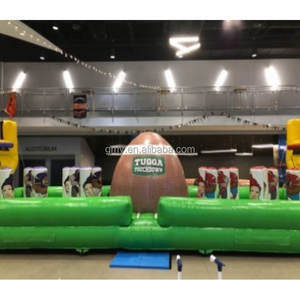 GMY Inflables Nuevo diseño Campo de fútbol americano Castillo inflable Juego de lanzamiento inflable con aro de baloncesto - Product Image 5