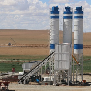 โรงงานผสมคอนกรีตสำเร็จรูป75m/ชม. โรงงานผลิตปูนซีเมนต์ขนาดเล็ก - Product Image 1