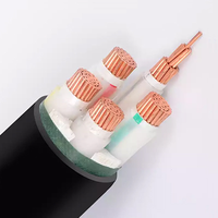 Câble YJV à faible résistance, isolation en uréthane 8,7/15 kV, conducteur en cuivre, IP66, moyenne tension, certifié ISO9001/CCC, construction