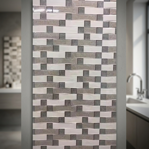 Carrelage mural en céramique numérique émaillé brillant 12x24 30x60cm 300x600mm, aspect rustique mat, antibactérien pour extérieur - Product Image 1