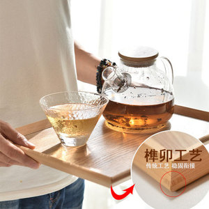 Plateau en bois personnalisé pour la nourriture, plateau en bois pour <span class=keywords><strong>servir</strong></span>, plateau multi-usages, cuisine, restaurant - Product Image 6