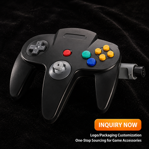Nuevo Controlador de Juego con Cable para Consola <span class=keywords><strong>N64</strong></span>, Controlador USB para Nintendo 64, Joystick con Cable para <span class=keywords><strong>N64</strong></span>, Manette - Product Image 3