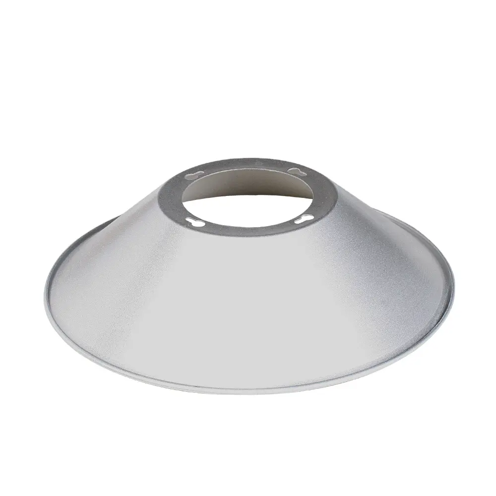 LED industrial and mining light reflector 120 degree customized aluminum reflector warehouse lighting fixture aluminum shell