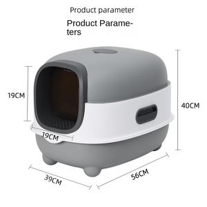 Vente chaude Élégant En Plastique Écologique <span class=keywords><strong>Chat</strong></span> Litière <span class=keywords><strong>Maison</strong></span> Multifonctionnel <span class=keywords><strong>Chat</strong></span> Propre avec Scoop - Product Image 4