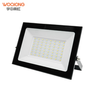WOOJONG Lampu Sorot LED Luar Ruangan Berkualitas Tinggi 50W IP65 4500lm Sudut Sinar 120 Derajat Putih Hangat AC untuk Stadion Jalan ETL RoHS GS
