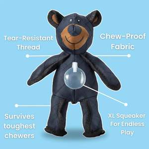 Artículos populares transfronterizos: Juguete para mascotas Mighty Bear, potente oso de peluche duradero - Product Image 2