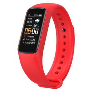 Custom Smart Bracelet C7 TPU Band Touchscreen Heart Rate Blood Oxygen Step Counting <b>Bluetooth</b> Fitness Tracker - Product Image 2