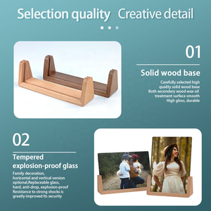 Prosub 12.7*17.8cm Kính thăng hoa hình ảnh khung Trống Tùy Chỉnh in ấn Tempered Glass thăng hoa khung ảnh - Product Image 4