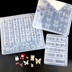 Moule à ongles en gel UV à succès, motifs floraux en relief 3D, pour décoration d'ongles, usage professionnel en salon, DIY - Product Image 1