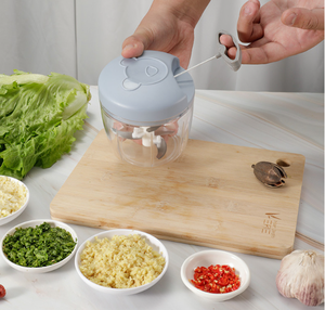 Mini hachoir à ail multifonctionnel Dispositif <span class=keywords><strong>manuel</strong></span> de ficelle tiré à la main en plastique - Product Image 5