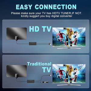 Mini antenne DVB-T2 <span class=keywords><strong>HDTV</strong></span> à gain élevé Amplificateur numérique 4K HD avec connecteur coaxial pour TV et <span class=keywords><strong>film</strong></span> intérieur et extérieur - Product Image 5