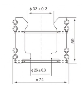 Manufacturer's Special High-Voltage Complete Set of Plum Blossom Electrical <strong>Contacts</strong> - Product Image 5