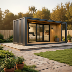 Casa Prefabricada Pequeña, <span class=keywords><strong>Contenedor</strong></span> Modular, Villa Cápsula, Oficina Tipo Pod, Baño Portátil, Almacén, Cobertizo, Estructura de Acero, Unidad de Construcción - Product Image 3