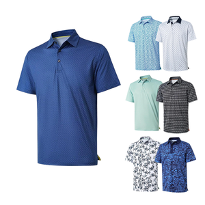 कस्टम लक्जरी पुरुषों के लिए पोलो शर्ट उच्च गुणवत्ता वाले लोगो कॉलर पॉलिएस्टर सादे रंग पेशेवर गोल्फ के लिए - Product Image 1