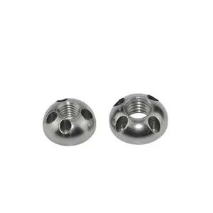 Hardware Fastener supplier 4 Hole Anti Theft Nut Stainless Steel Security Nut