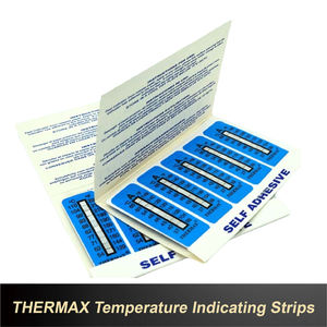 색상 변화 5 격자 8 격자 10 격자 실험실용 재사용 불가역 온도 모니터링 접착 스트립 - Product Image 4