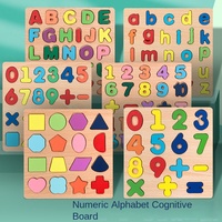 Bloques de Construcción Educativos en Inglés para Niños, Rompecabezas de Madera con Forma de Alfabeto, Certificados EN71 y CPC, GX GXFC