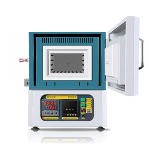Forno a Muffola per Analisi Chimica e Sinterizzazione di Materiali in Fibra Ceramica, 1200 Gradi, Attrezzatura di Riscaldamento Economica per Uso di Laboratorio, Certificato CE - Product Image 1