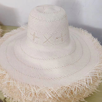 ND426 Corps de chapeau en paille américain, style croisé 1X1, 5bu, Corps de chapeau en papier japonais, Matériau pour chapeau en papier Toyo, Chapeau de cowboy en paille 5bu