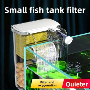 <span class=keywords><strong>Aquarium</strong></span> Accessoire All-In-One Stille Kleine Wandgemonteerde Watervalfilter Voor Aquaria Handige Zuurstofwaterzuivering - Product Image 5