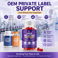 Gummies de mélatonine véganes sans sucre OEM en gros avec vitamine B6 – Complément de relaxation nocturne – Gummies pour le sommeil (fabrication usine)