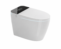 WC intelligent électrique à chasse d'eau automatique pour salle de bain, modèle intelligent à poser au sol