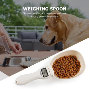 Wholesale Pet Food Scale LCD Electronic Weighing Tool Dog Feeding <b>Measuring</b> <b>Spoon</b> Digital Display Kitchen - Product Image 4