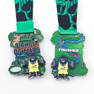 Fabricante de Medallas, Diseño al por Mayor, Medallas Deportivas de Aleación de Zinc, Premio 3D en Oro, Medalla de Maratón, Medalla Personalizada de Gorila - Product Image 1