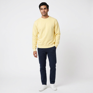 Factory Price Customized High Quality Classic Simple Plus Size Men's Winter Sweatshirt 100% Cotton Vintage - Product Image 1