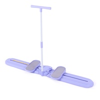 Appareil de ski pliable en plastique pour sculpter et embellir les jambes, équipement de fitness à domicile pour exercices aérobiques, entraîneur abdominal et périnéal
