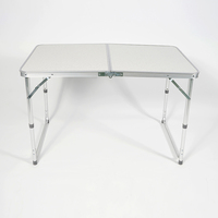 Tables de jardin portables en aluminium avec chaises pour fêtes, mariages, événements, camping, table et chaises pliantes